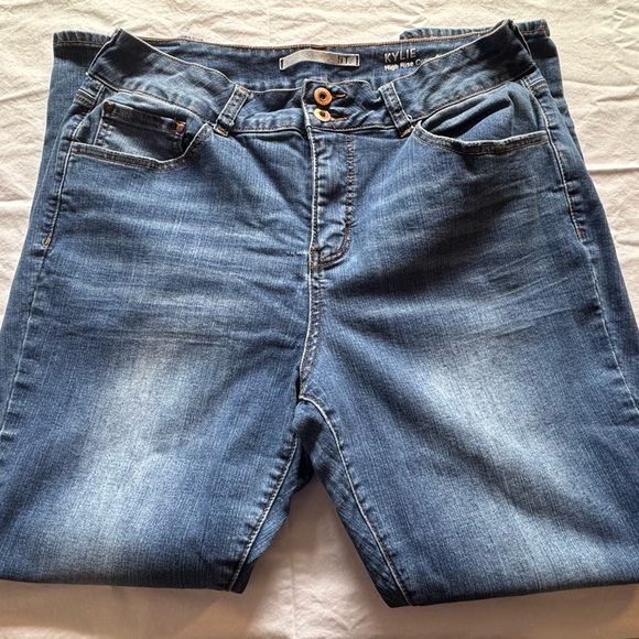 !it jeans Denim - !it Kylie Blue Jeans Highrise Circy Skinny Ankle
